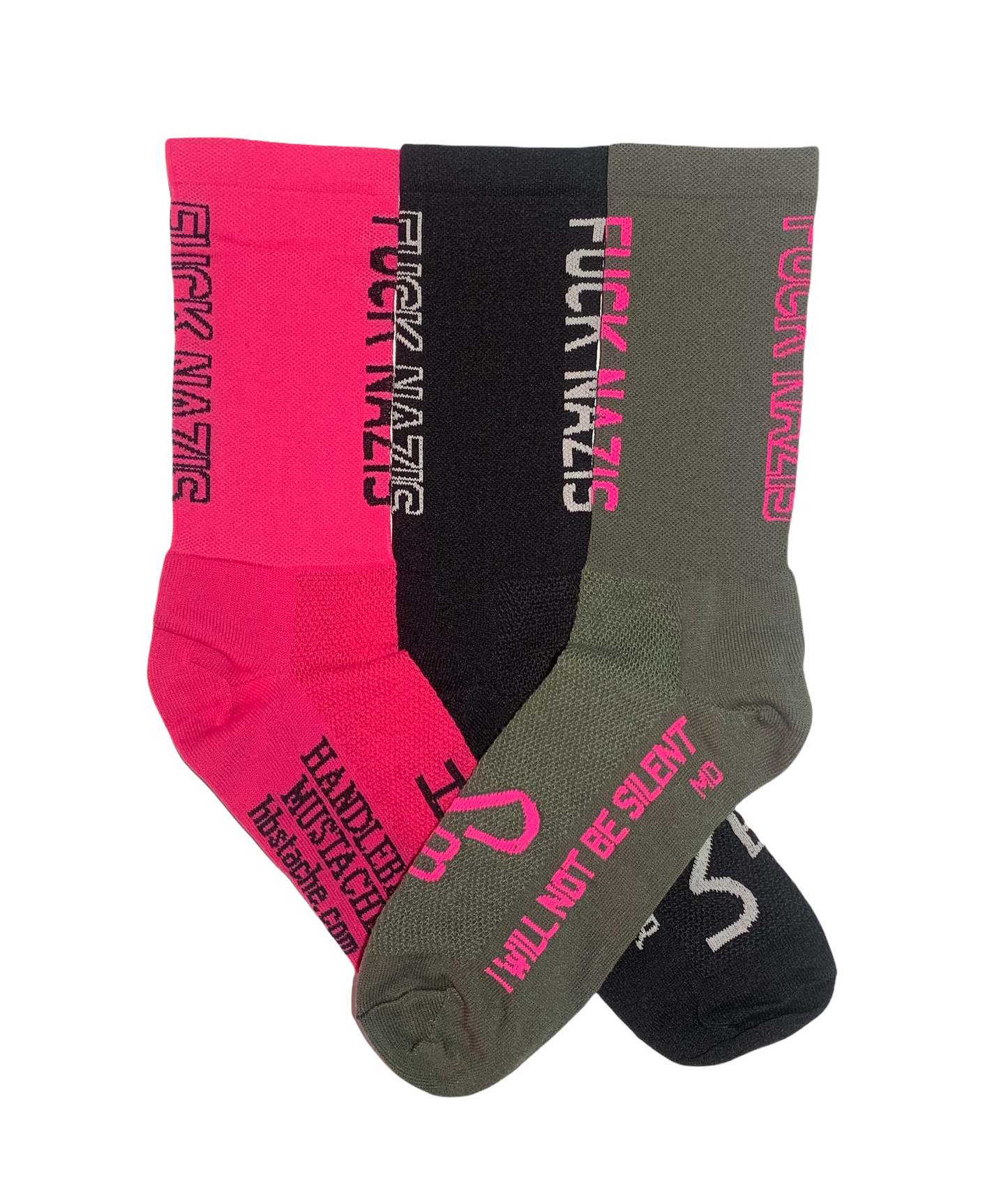 Speak Out Socks - Fuck Nazis