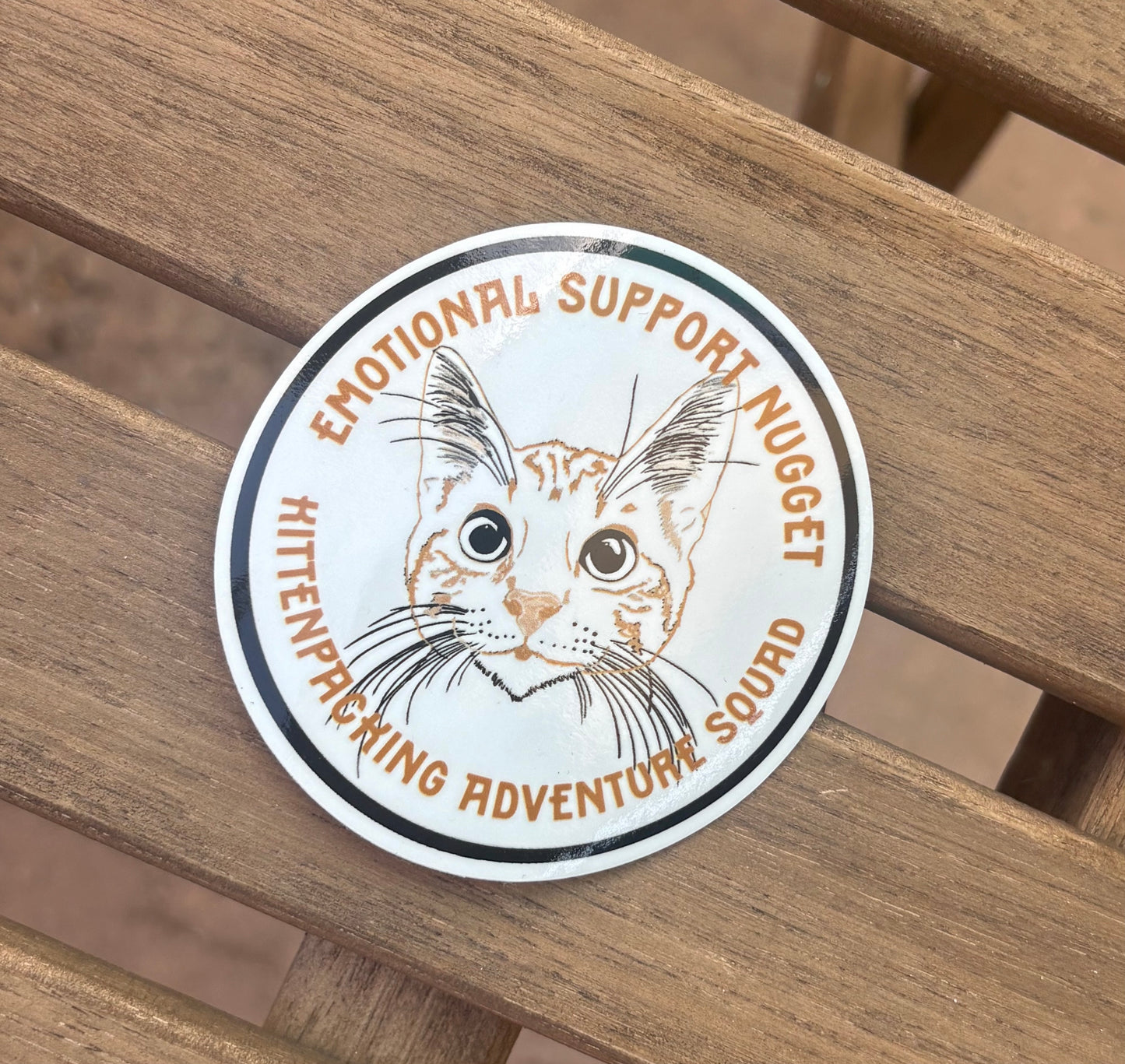 Emotional Support Nugget Sticker