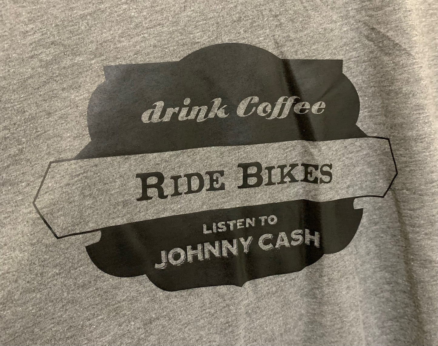Bikes Coffee Cash - Black on Black - Men's